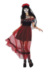 Ladies DOD Black and Red Costume